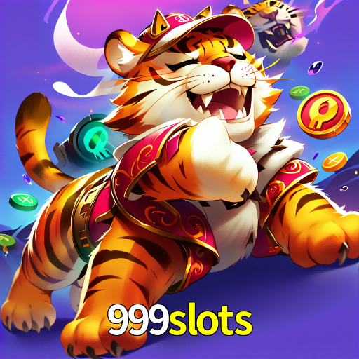 Imagem promocional da 999slots mostrando a plataforma e suas vantagens